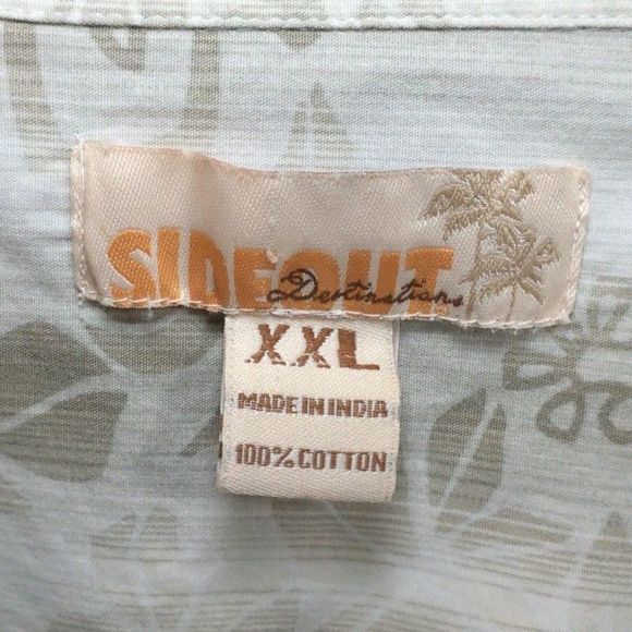 Sideout Destinations Men's Hawaiian Shirt, Size XXL (2XL) - Picture 4 of 4